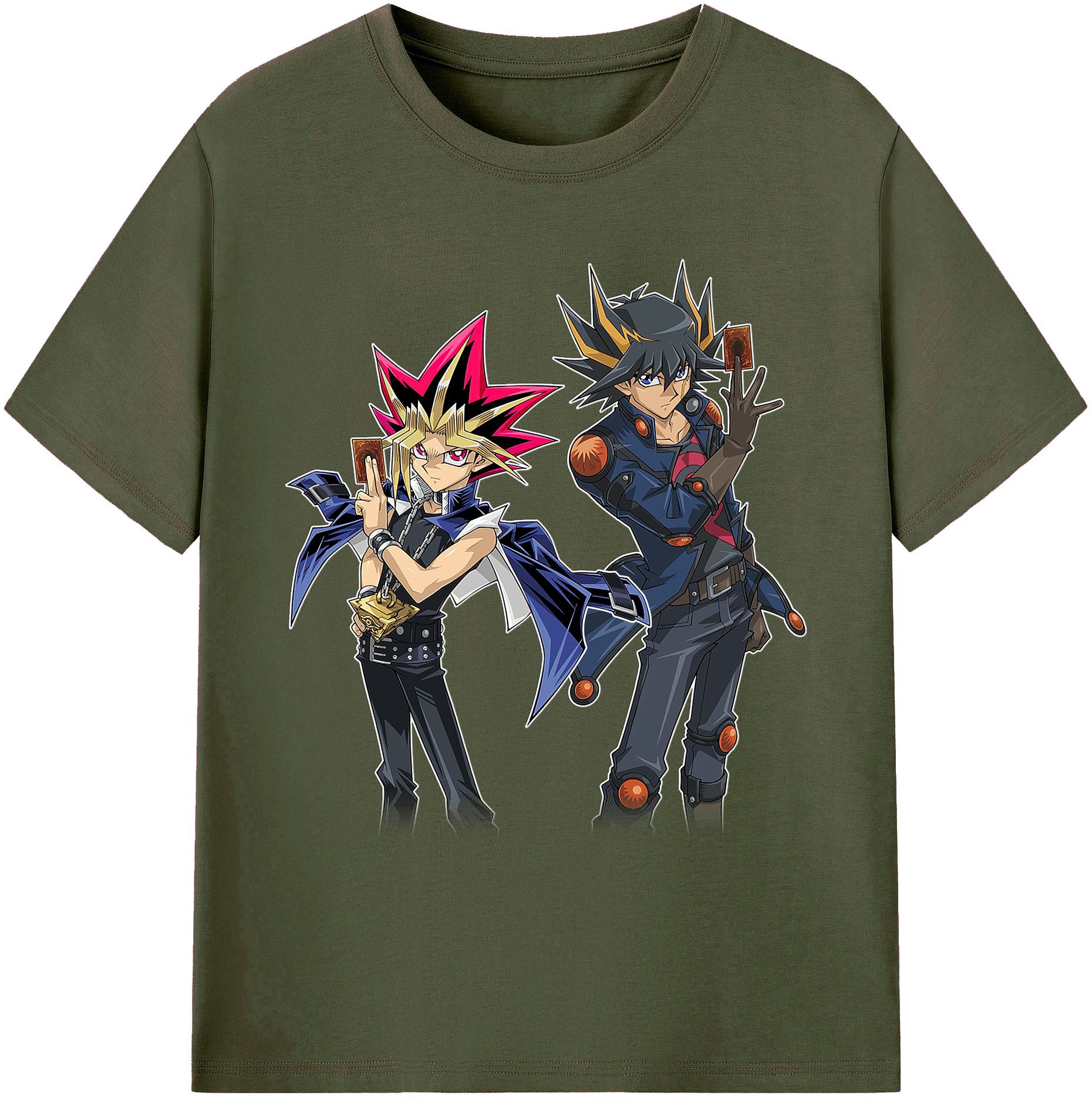 （画像用） 遊☆戯☆王 Yu-Gi-Oh! 綿100％ メンズ半袖Tシャツ｜肌触りやわらか＆通気性